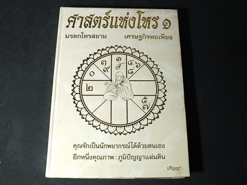 ศาสตร์เเห่งโหร เรียนด้วยตัวเอง โดย หมอน้อย ปริญญา นิ่มประยูร ปกแข็ง 374 หน้า ปี 2543.