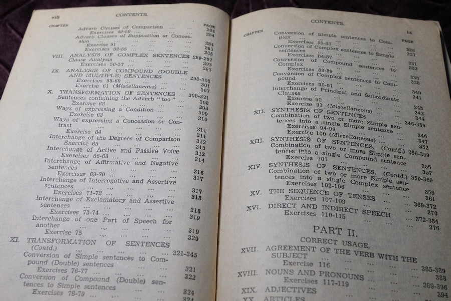 High School English Grammar & Composition by Wren & Martin ปกเเข็ง ปี 1969
