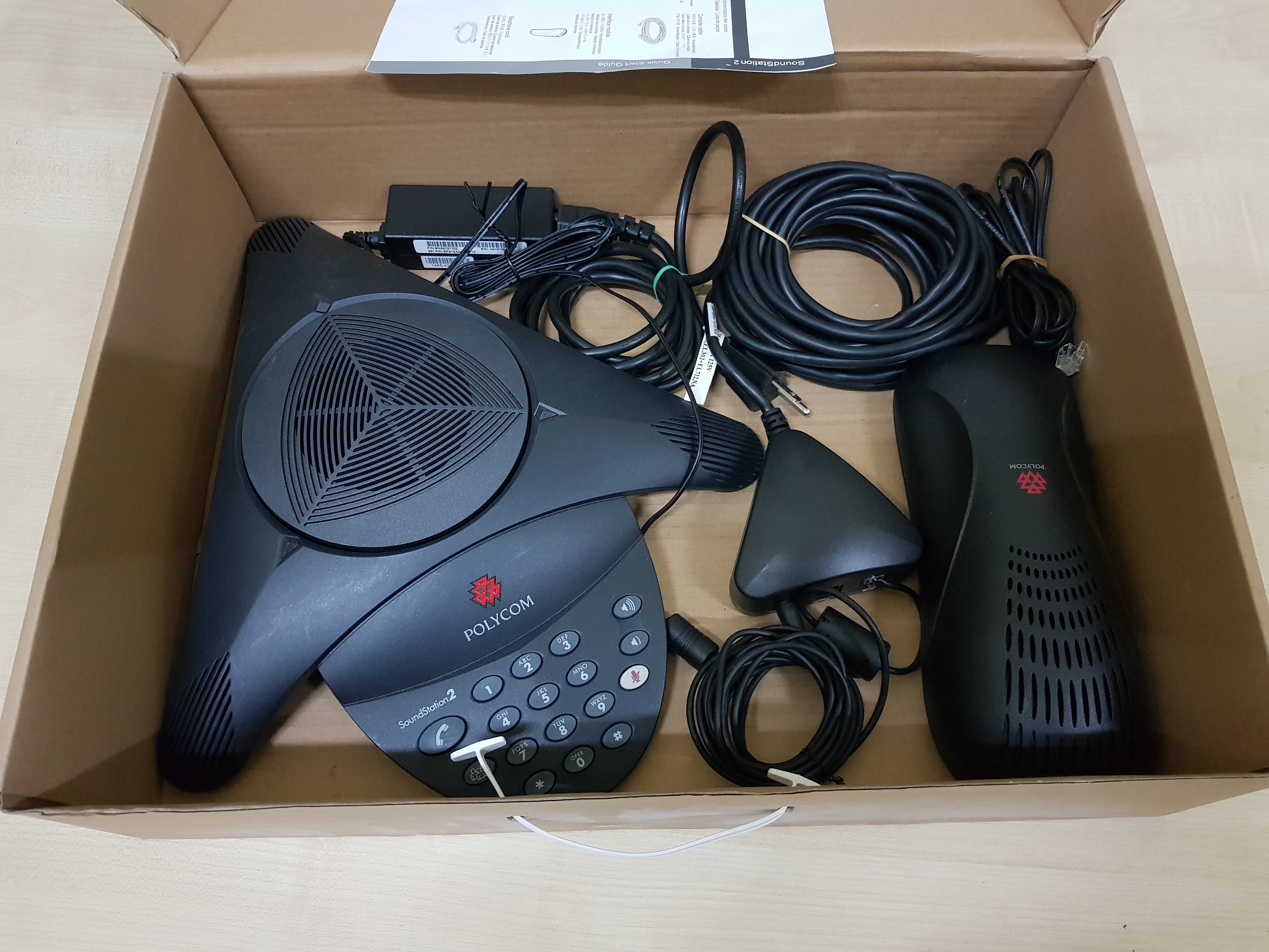 ชุดประชุมทางไกล Polycom SoundStation 2 phon มือสอง