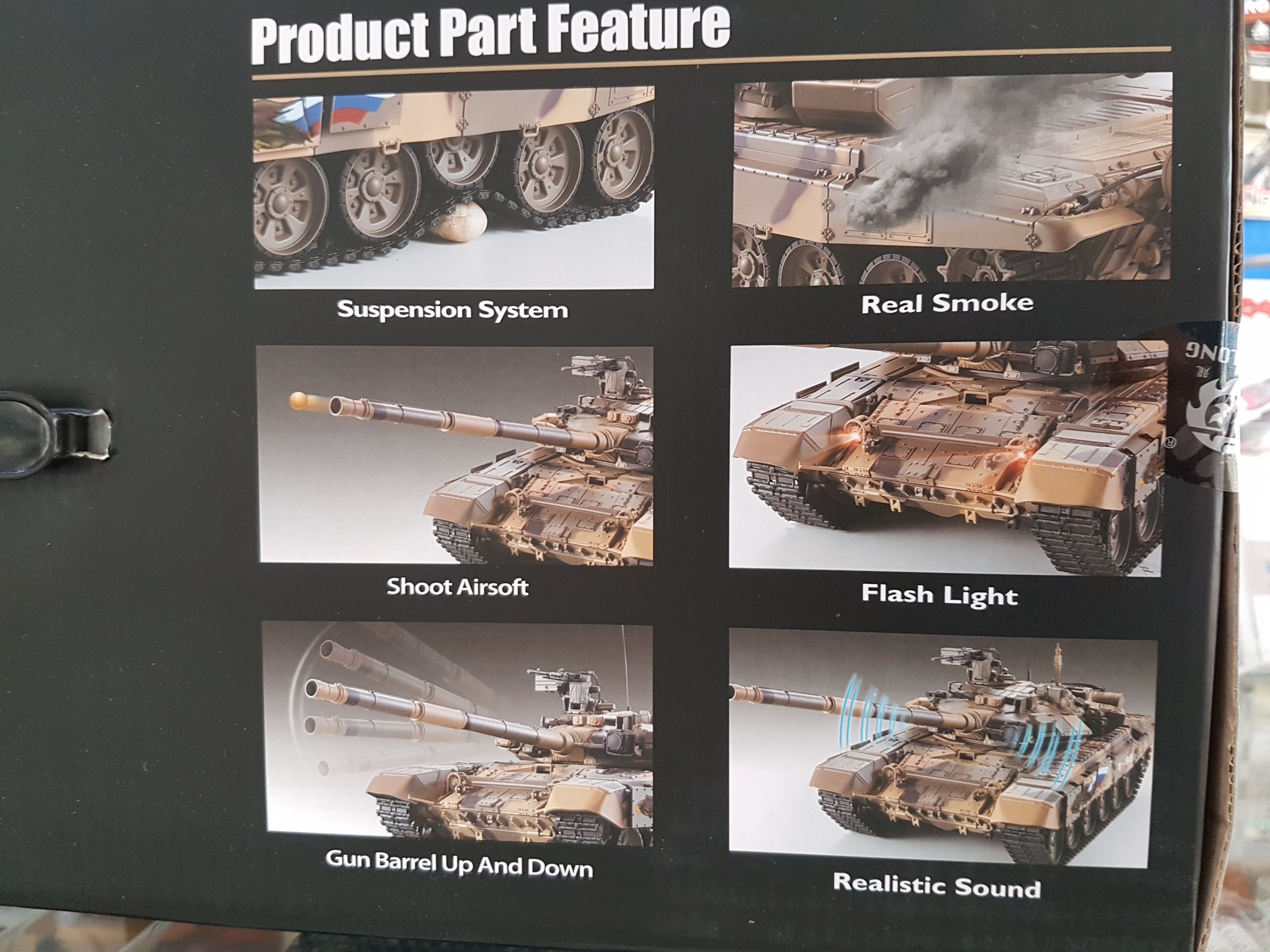 Russian T-90 Main Battle Tank.