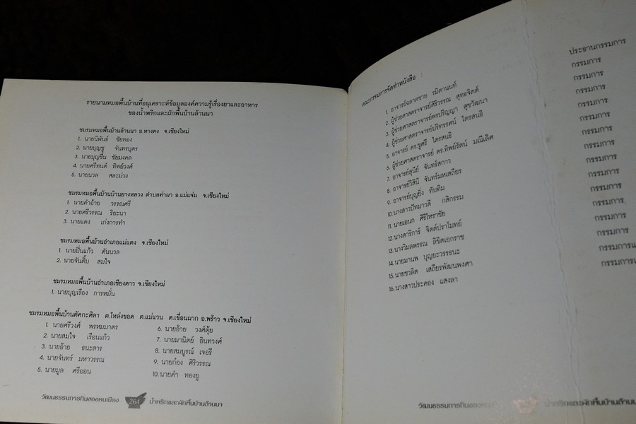 วัฒนธรรมการกินของคนพื้นเมือง น้ำพริกเเละผักพื้นบ้านล้านนา พิมพ์ปี 2543