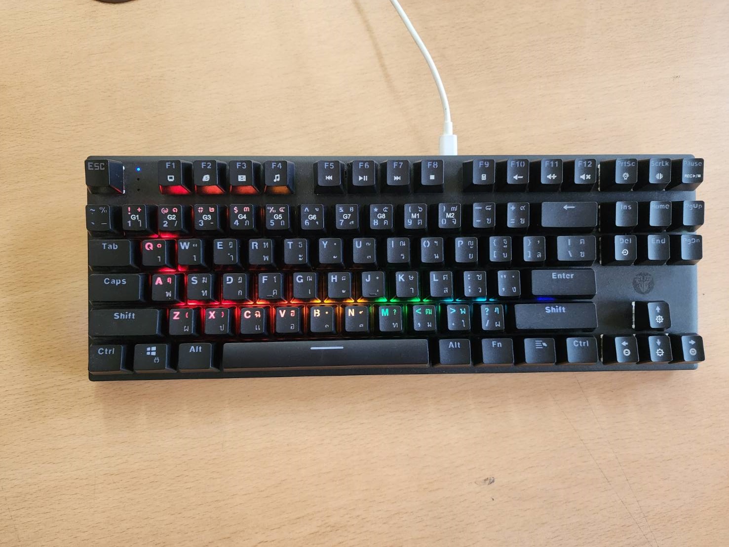 KEYBOARD (คีย์บอร์ด) FANTECH MAXFIT87 มือสอง