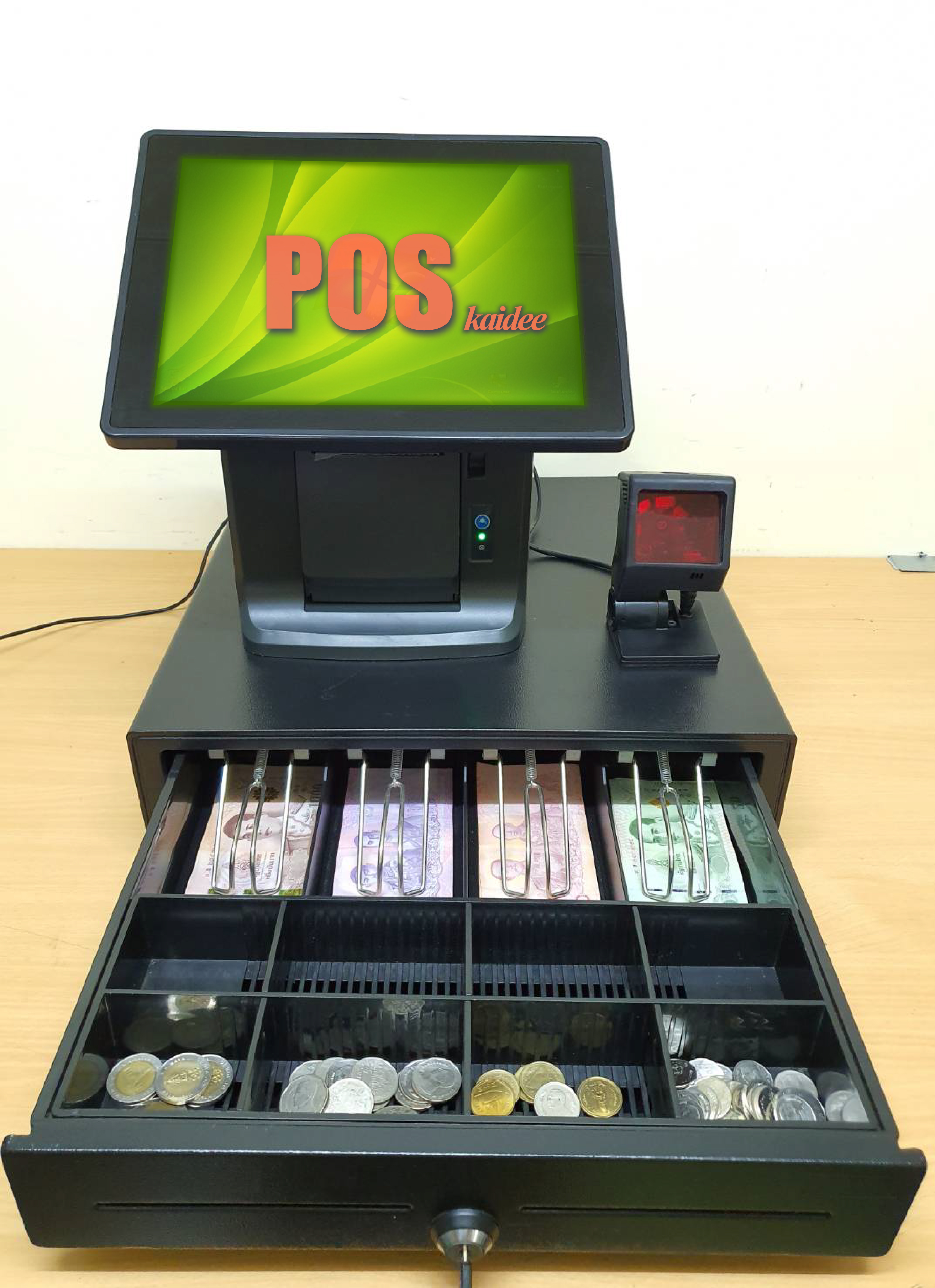 ชุด POS ร้านมินิมาร์ท ของชำ ค้าปลีก-ส่ง ครบชุดพร้อมโปรแกรม มือสอง