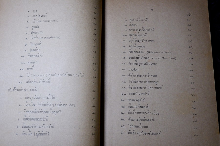 ตำราอาหารคาวหวาน โดย มจ.สิบพันพารเสนอ โสณกุล ปี 2496 (สอบถาม)