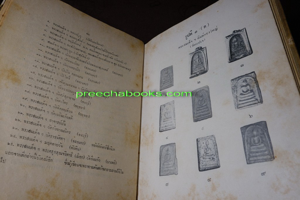 ปริอรรถาธิบายเเห่งพระเครื่อง พระสมเด็จ ฯ โดย ตรียัมปวาย ปกแข็ง ปี 2495 (สอบถามสถานะ)