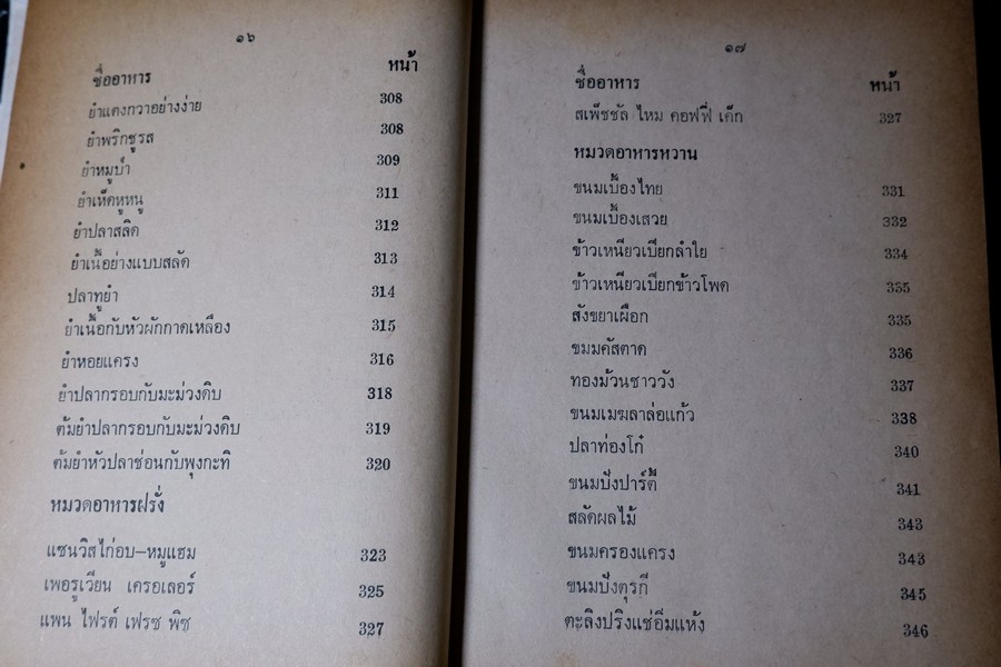อาหาร ตำหรับชนะการประกวด เเละอยู่ในความนิยม โดย เเม่ครัวชาววัง ปกเเข็ง ปี 2518 (สอบถาม)