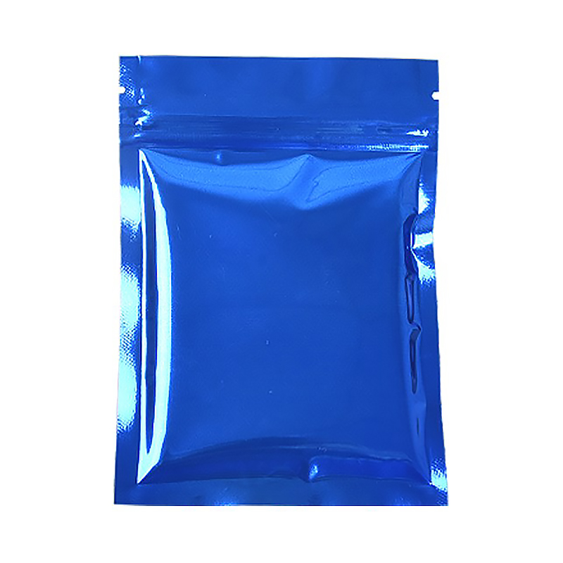 ถุงฟอยล์สี ซิปก้นแบน (เมทัลไลท์)