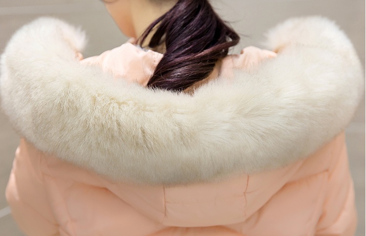 พรีออเดอร์ - เสื้อกันหนาวสไตล์เกาหลีบุนวม Pre - CT737 (สีโอรส)