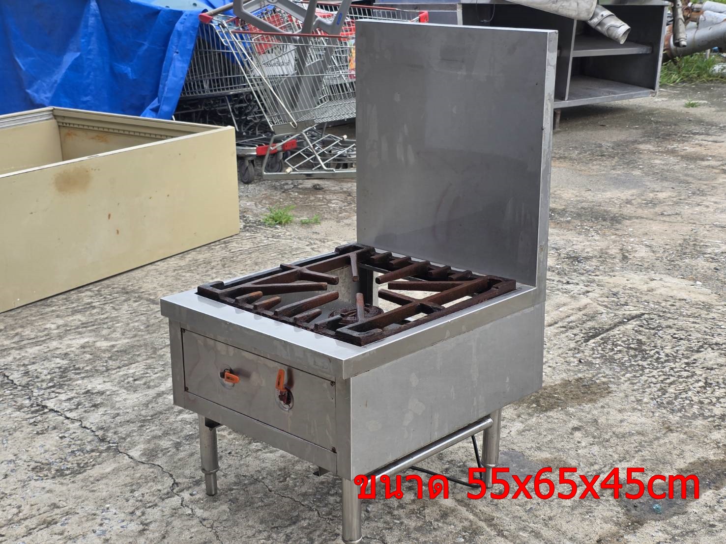 เตาสแตนเลส ขนาด55xx65x45cm