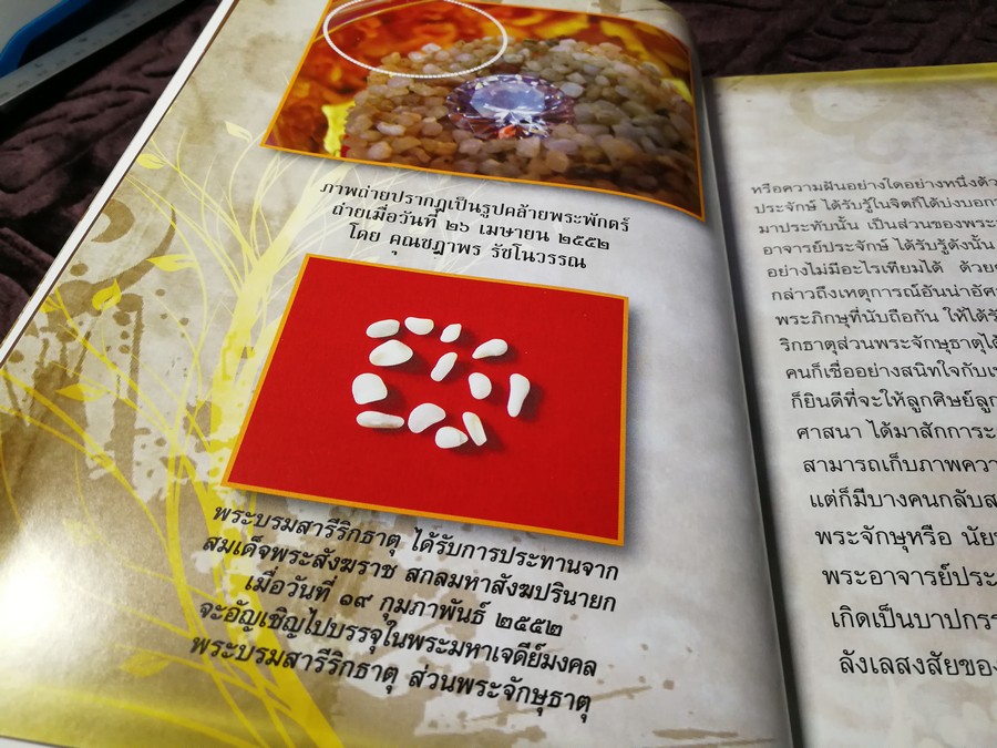 พระจักษุธาตุ พระบรมสารีริดธาตุหนึ่งเดียวในโลก โดย พระอาจารย์ ประจักษ์ ภูริปัญโญ