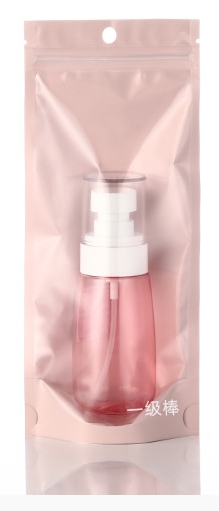 ถุงซิปล็อคใสตั้งได้ หน้าใสหลังพลาสติก