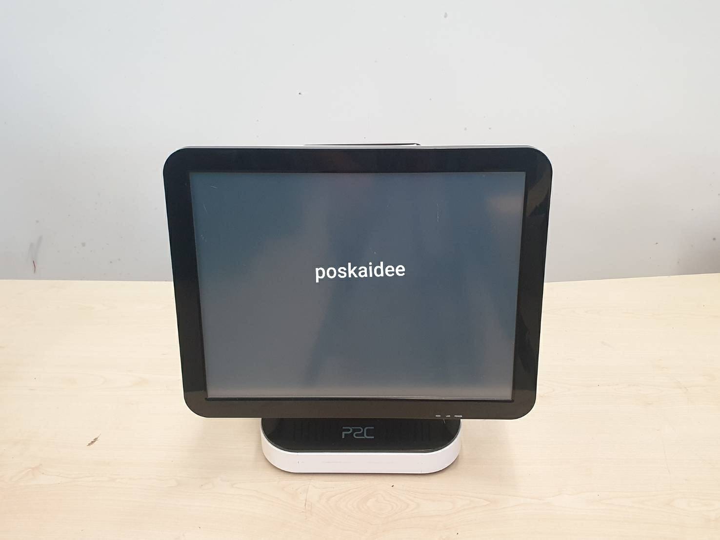 เครื่อง POS Terminal "P2C" T100 มีจอแสดงราคาด้านหลัง มือสอง