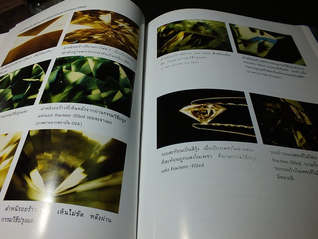 เพชร โดย อ.สุมาลี เทพโสพรรณ จัดพิมพ์โดย SGS สถาบันอัญมณีวิทย์ ปกแข็ง