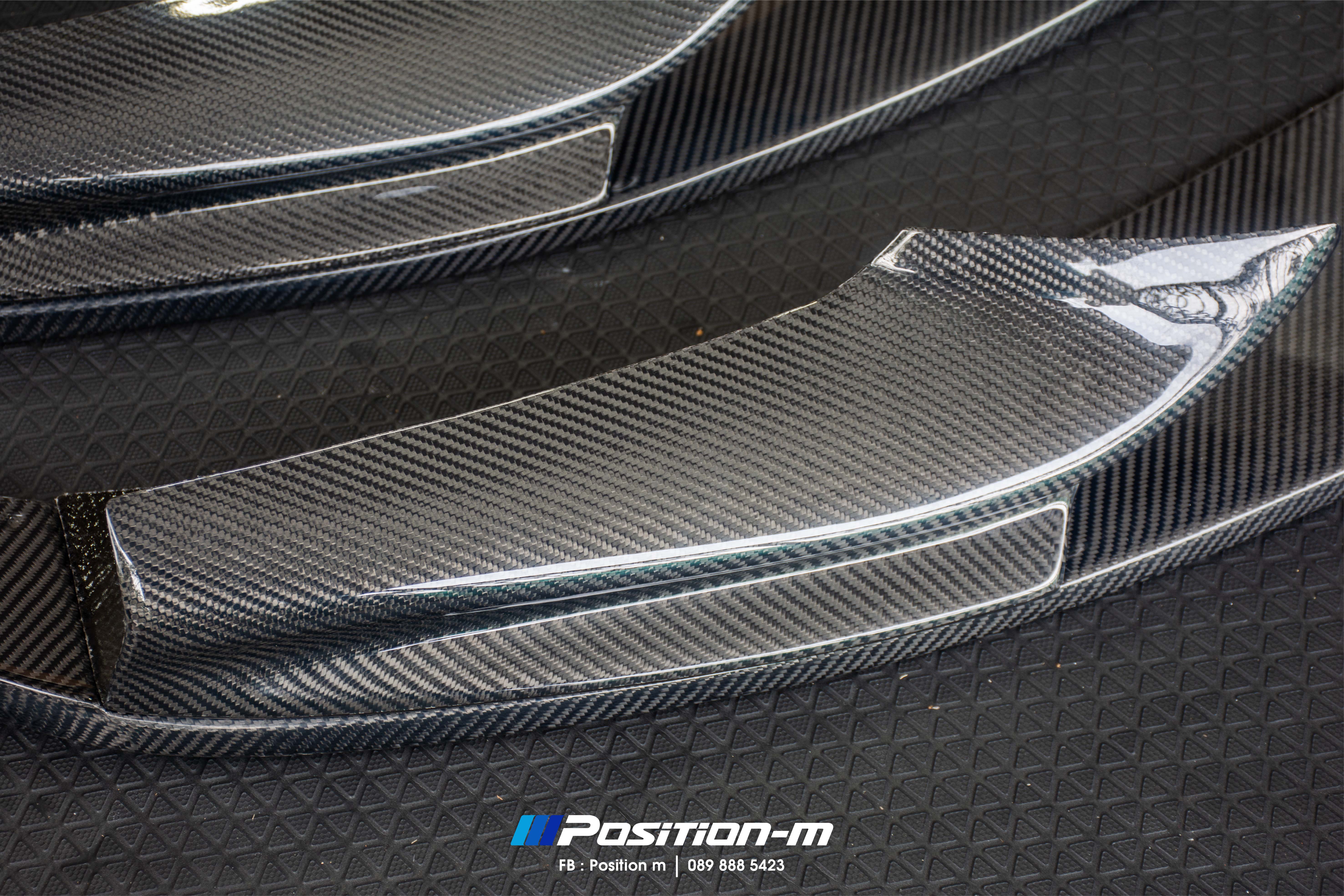 F10 Front lip Pure Carbon