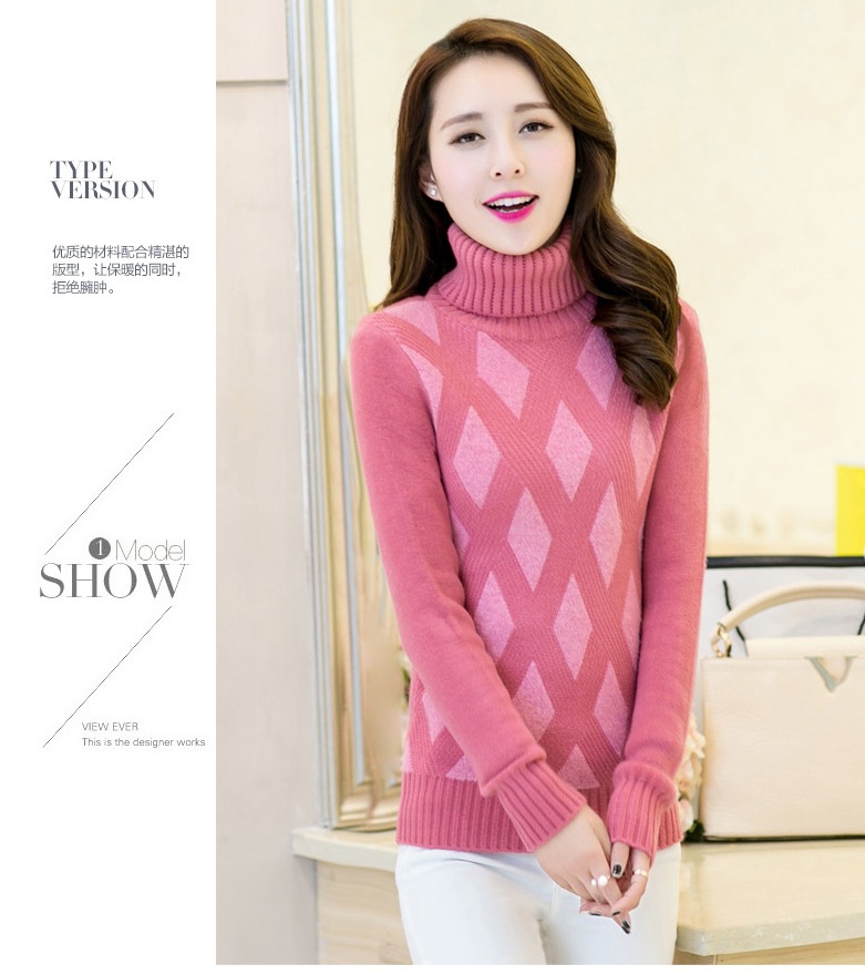 พรีออเดอร์ - เสื้อไหมพรมแฟชั่น Pre - ST625 (สีชมพู)