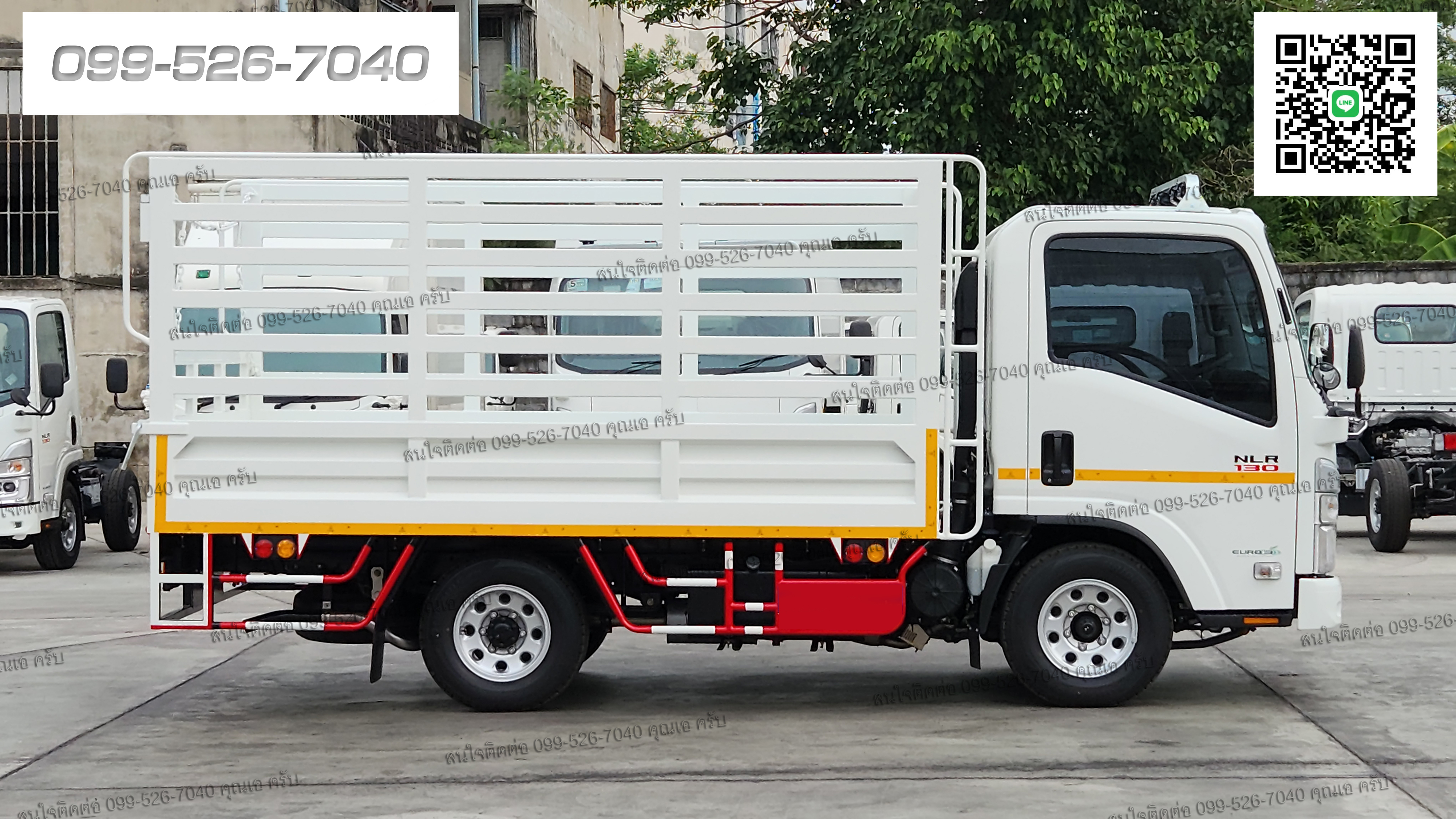 4ล้อ จัมโบ้ NLR 130 ISUZU กระบะพื้นเหล็กคอกเหล็กกล่อง ยูโร 3