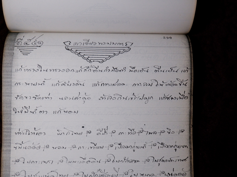 ตำรายาไทยเเผนโบราณ เขียนด้วยลายมือ เล่ม 1 ของ ลพ.อินทร์ เเละ พระอาจารย์นิยม วัดเขาตะเครา จ.เพชรบุรี (Pre-Order สอบถาม)