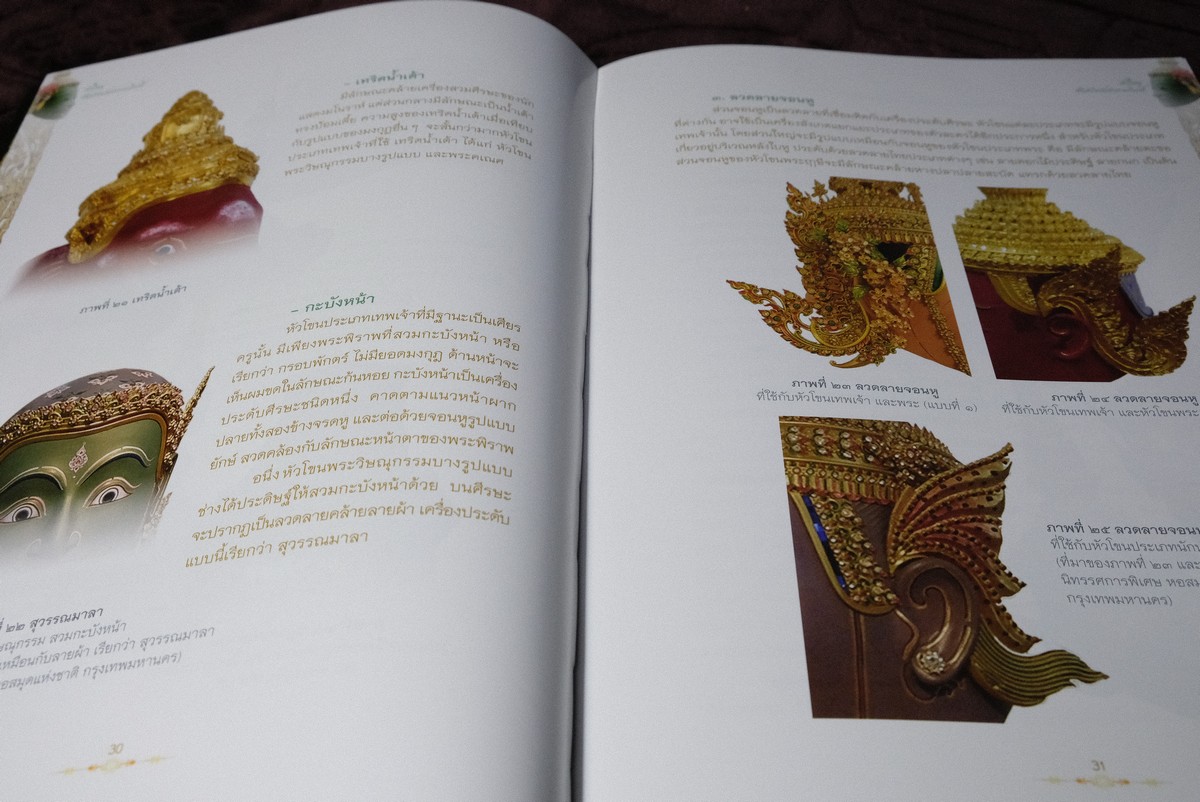 หัวโขน สัญลักษณ์เเห่งรามเกียรติ์ โดย นฤทธิ วัฒนภู หนา 144 หน้า ปี 2558