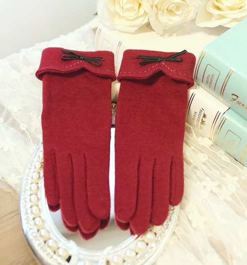 พรีออเดอร์ - ถุงมือกันหนาว Pre - GT613 (สีแดง)