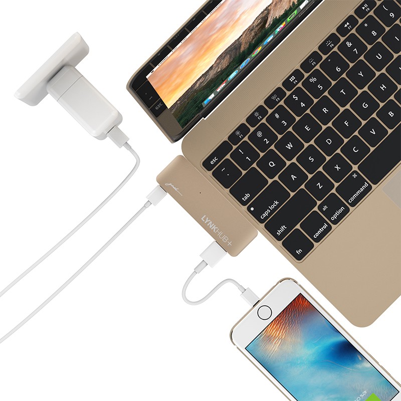 GOSH HUB M67 Lynk Hub+USB C-Hub For (ios)