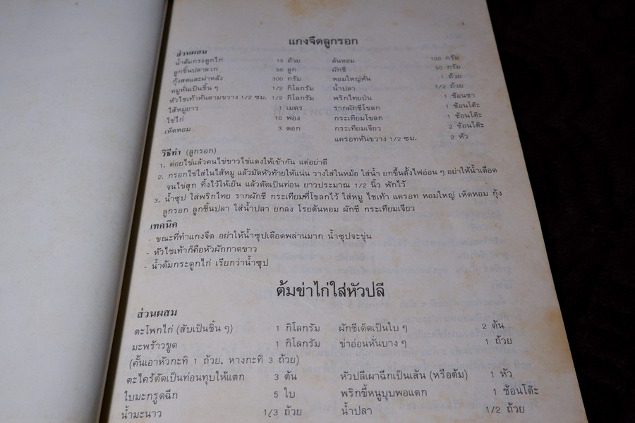 อาหาร-ขนม โดย อ.เสริมพร สาครพันธุ์ ปี 2528