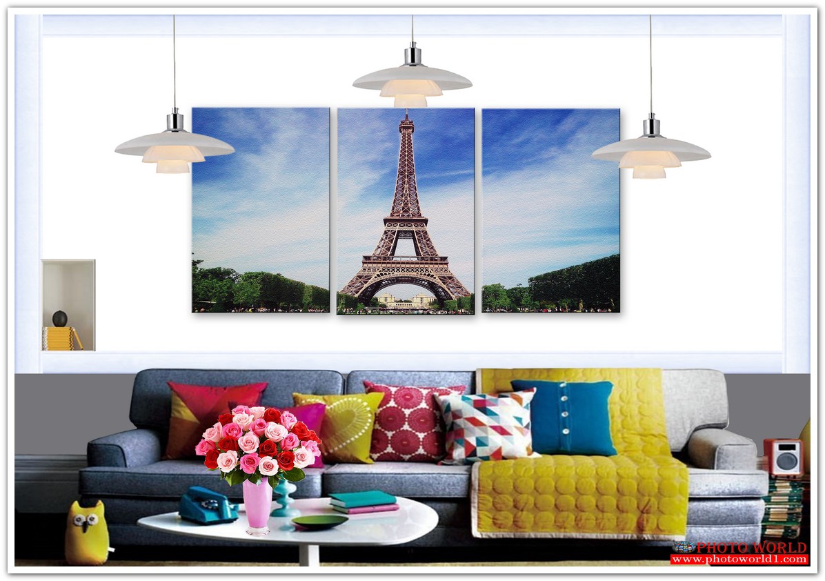 SIZE;M 3SET,EIFFEL.1 สั่งทำวอลเปเปอร์ รูปภาพติดผนัง มีภาพให้เลือกกว่า 50,000 ภาพ ออกแบบกราฟฟิค หรือ รูปภาพตามที่ท่านกำหนด ในสไตล์ท่านเอง "custom made"