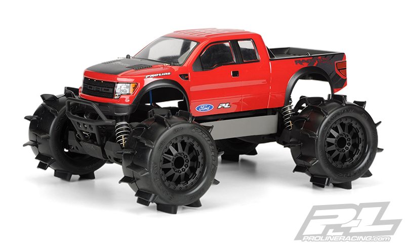 Sand Paw 2.8" All Terrain Tires, Mounted on F-11 Black Wheels
