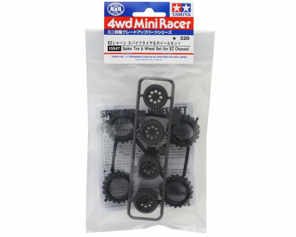 Spike Tire & Wheel Set (for EZ Chassis)