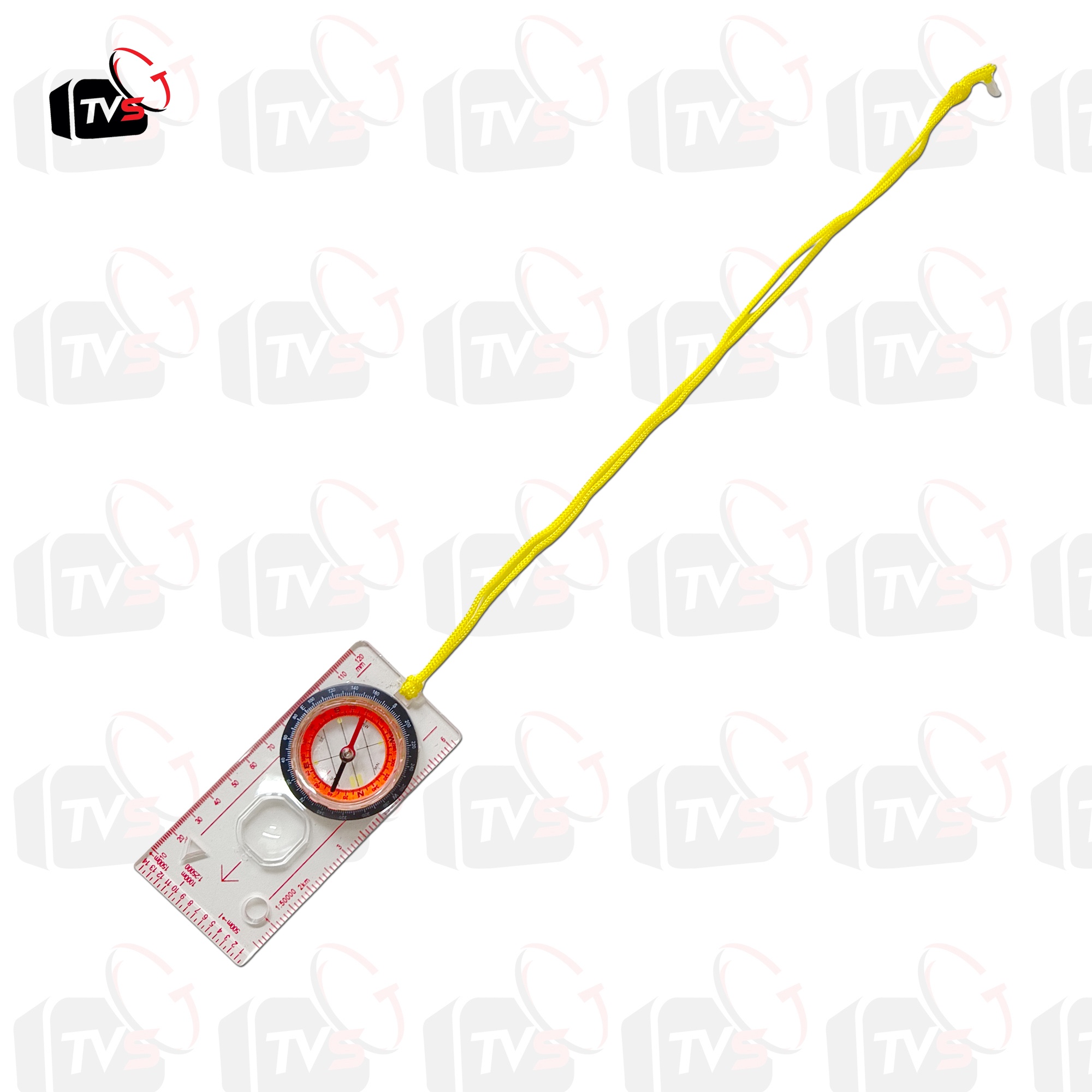 เข็มทิศเดินป่า เข็มทิศ วัดองศา แบบไม้บรรทัด ใช้ตั้งจานได้ ชนิด 360 องศา