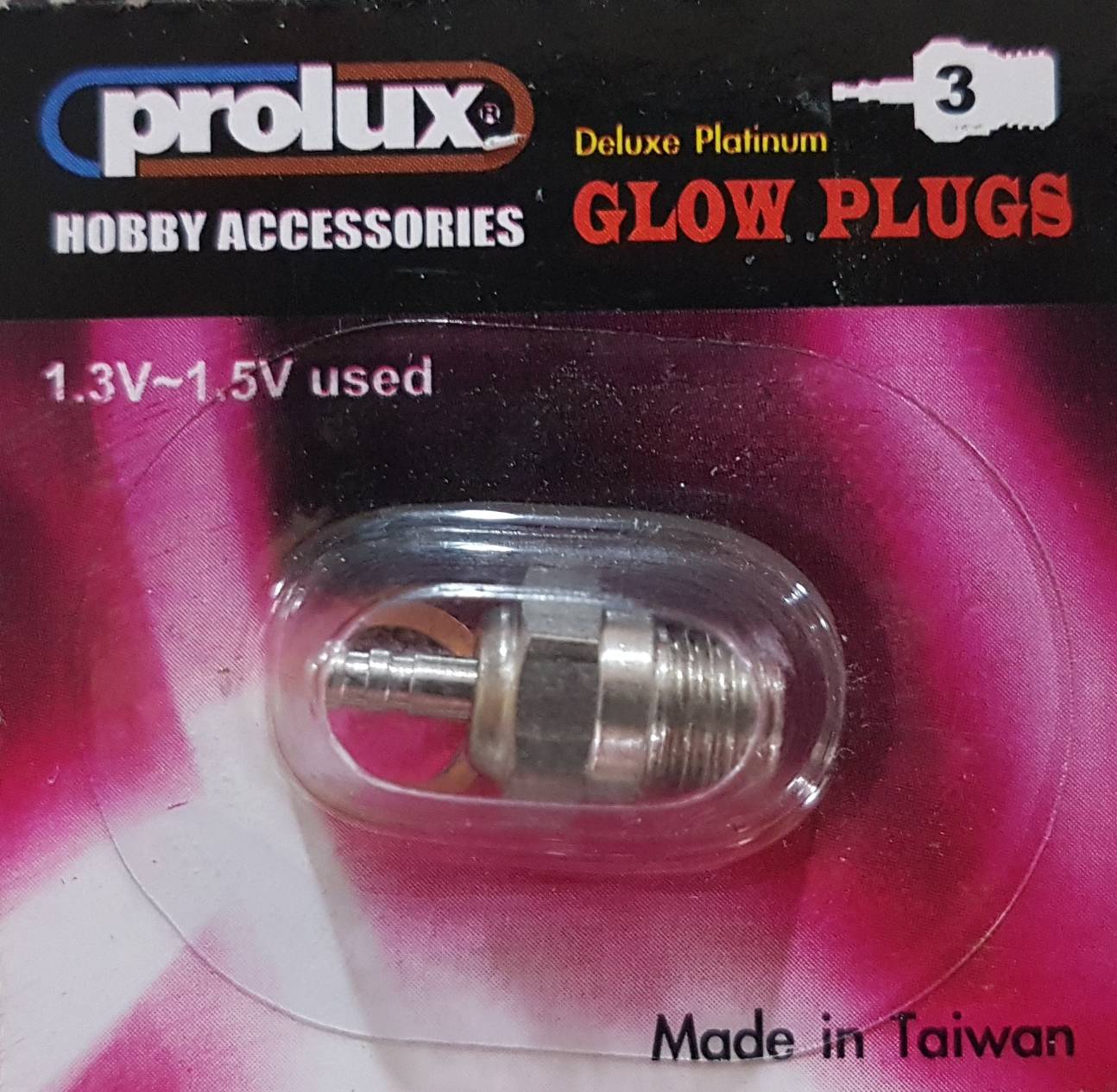 Deluxe Platinum Glow Plugs (No.3) (Hot)