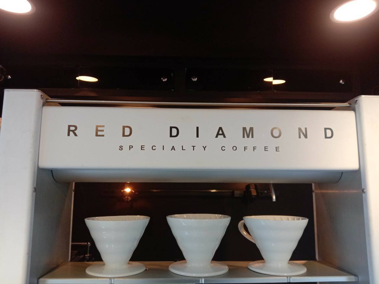 ป้ายสติกเกอร์ติดรถยนต์ RED DIAMOND SPECIALTY COFFEE