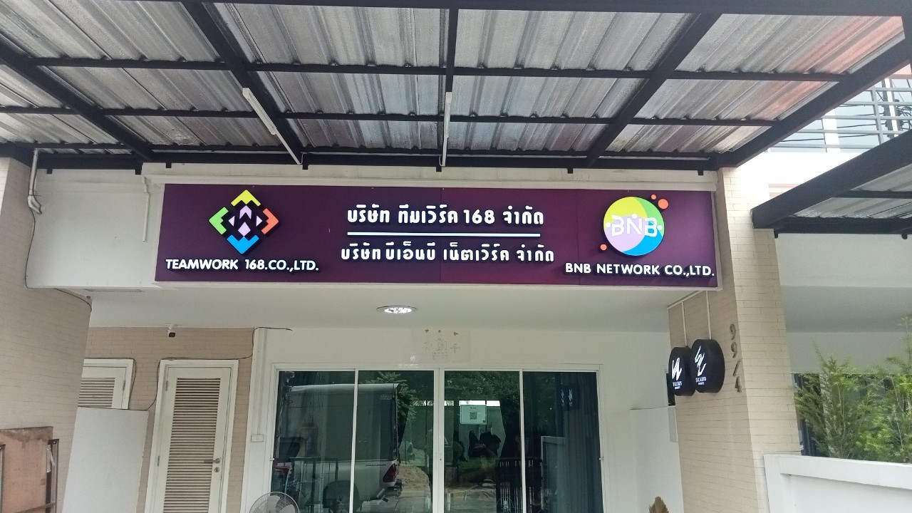 ป้ายกล่องไฟตัวอักษร