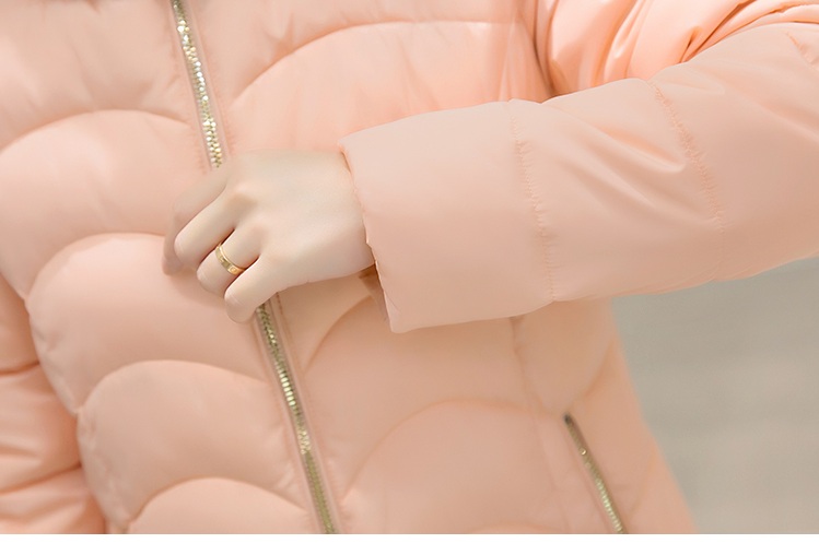 พรีออเดอร์ - เสื้อกันหนาวสไตล์เกาหลีบุนวม Pre - CT737 (สีโอรส)