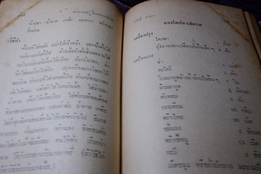 อาหารฉบับ ชนะการประกวด เเละอยู่ในความนิยม โดย ประเสริฐ ประภาตะนันทน์-รัศมี มายา ปกแข็ง ปี 2510