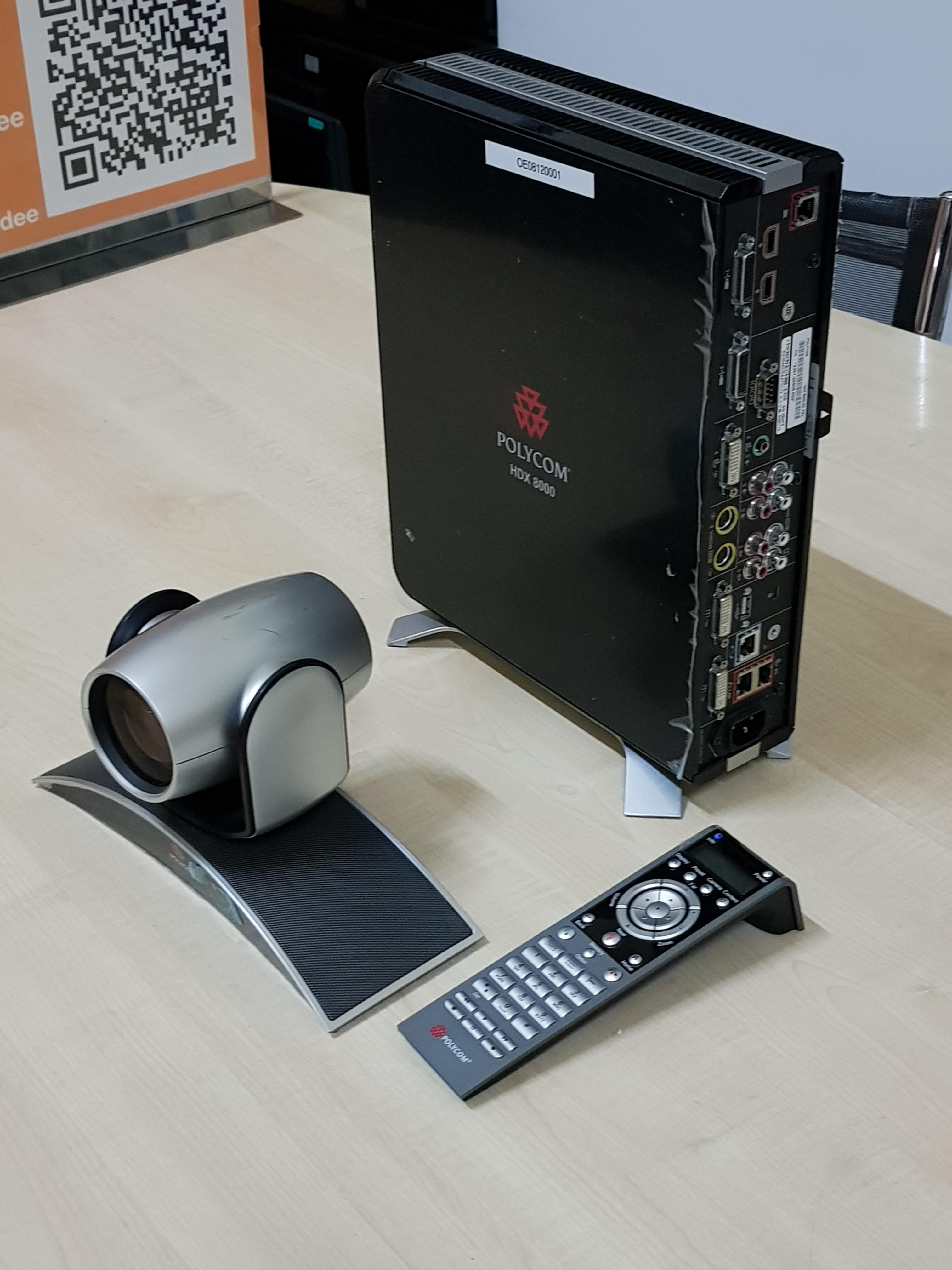 ชุดประชุมผ่านวิดีโอ: HD Voice and Sound hdx8000 มือสอง