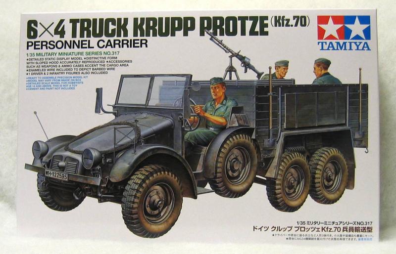 6x4 Truck Krupp Protze Personnel Carrier.