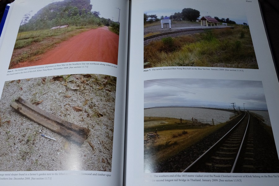 The Railway Atlas of Thailand Laos and Cambodia by B.R.Whyte พิมพ์ปี 2010