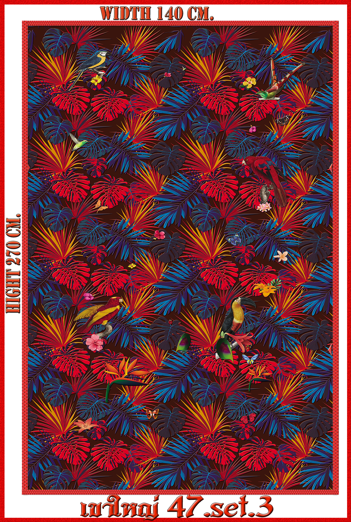 วอลเปเปอร์รูปภาพติดผนังสั่งทำ เขาใหญ่ 47(ลายเล็ก) มีภาพให้เลือกกว่า 50,000 ภาพ ออกแบบกราฟฟิค หรือ รูปภาพตามที่ท่านกำหนด ในสไตล์ท่านเอง "custom made"