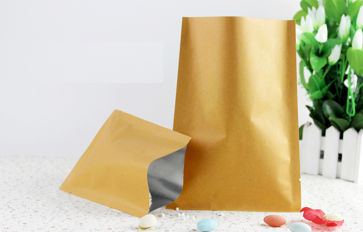 ถุงแบนคราฟท์ ซีล 3 ด้าน