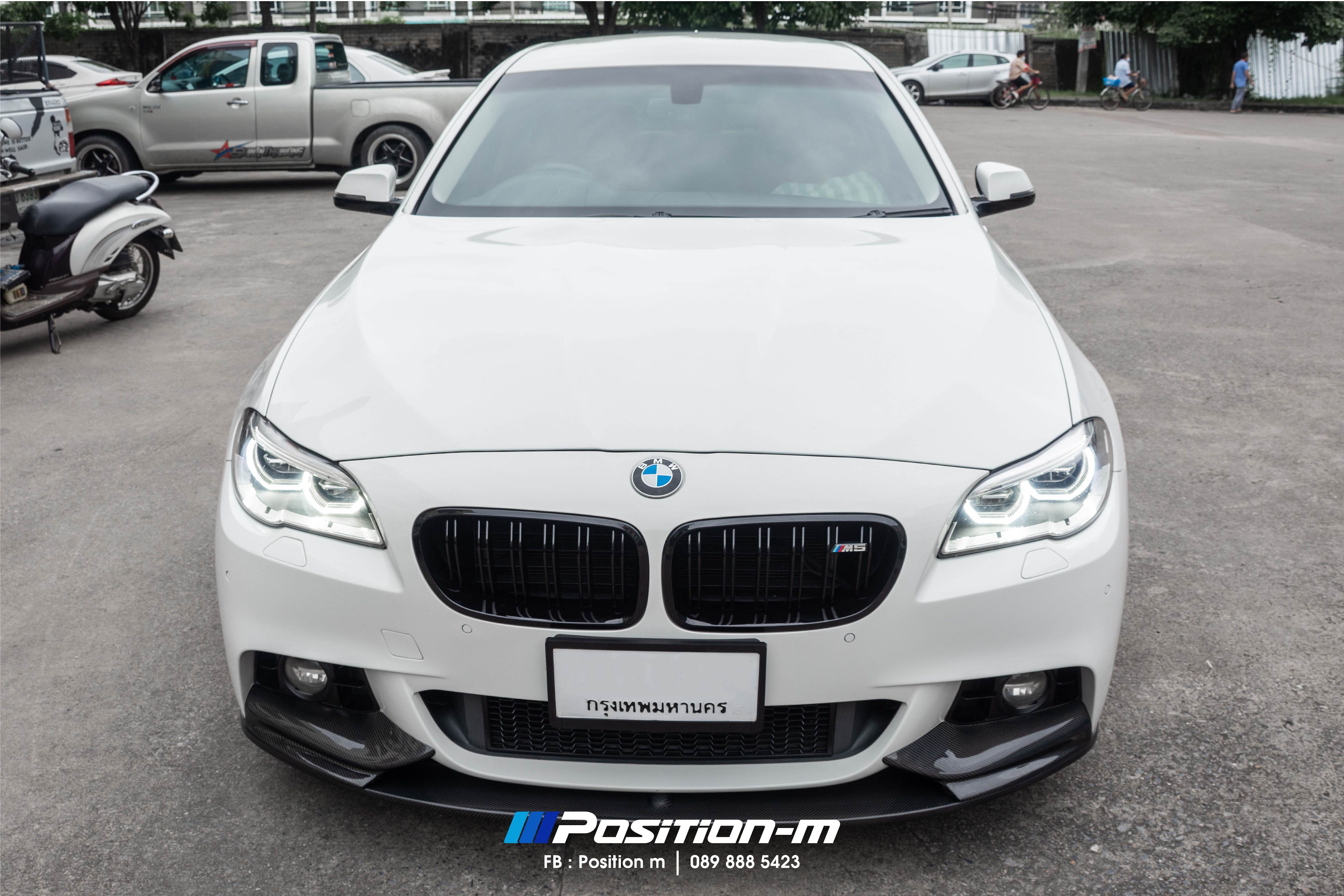 F10 Front lip Pure Carbon