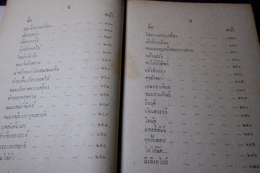 ตำรากับข้าวทิพย์รส โดย ทิพย์รส ปกแข็ง ปี 2495 (สอบถาม)