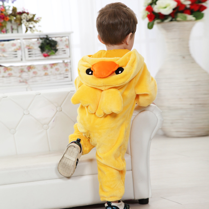 ชุดนอนมาสคอต / แฟนซี เด็ก เป็ด Duck