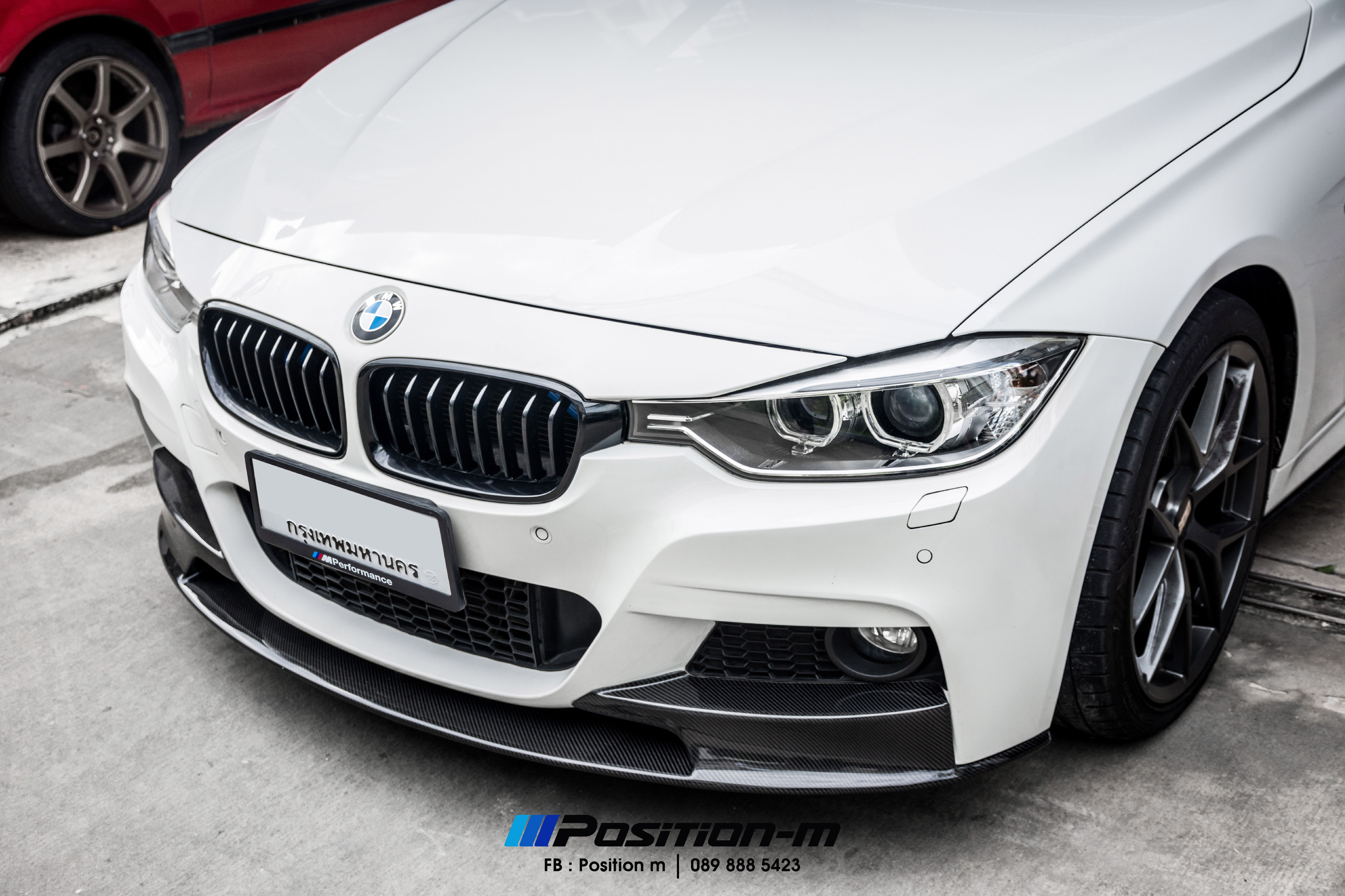 F30 Front lip Pure Carbon