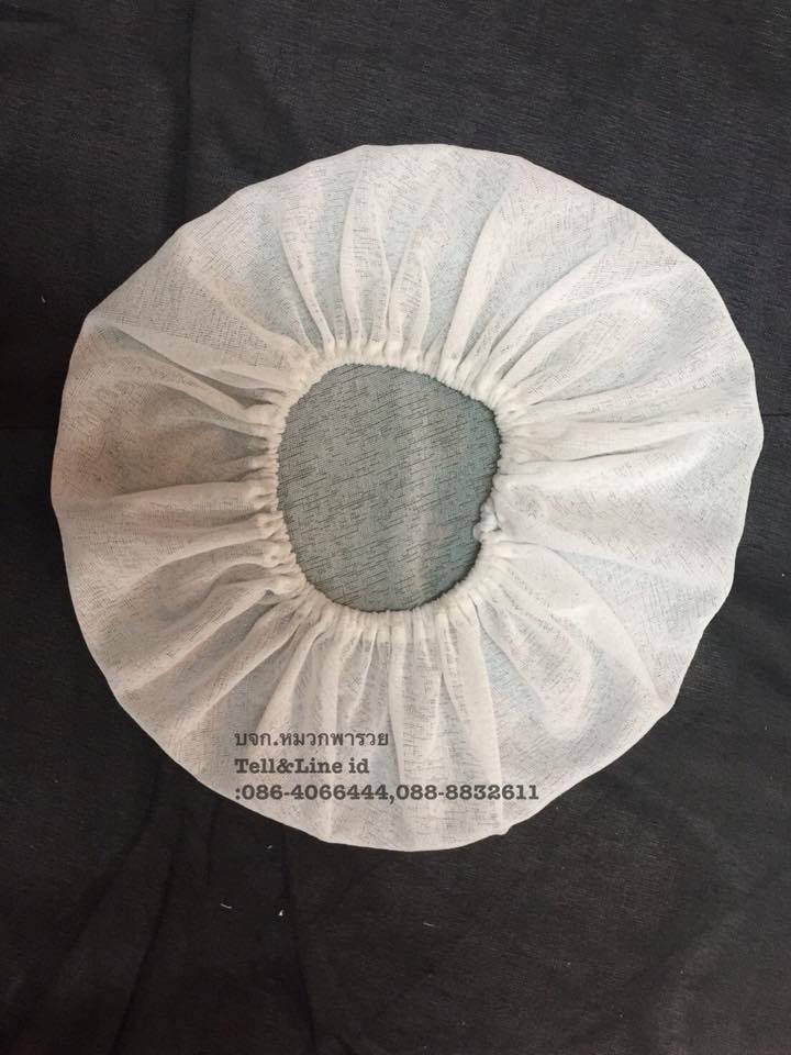 หมวกคลุมผม หมวกคลุมผมตาข่ายล้วน หมวกโรงงาน หมวกตาข่าย หมวกพนักงานฝ่ายผลิต