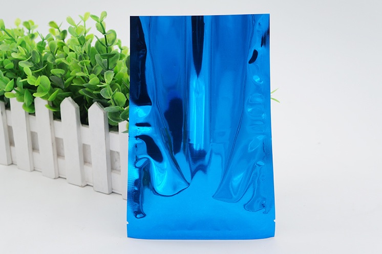 ถุงแบนฟอยล์สีเงาต่างๆ ซีล 3 ด้าน (เมทัลไลท์)