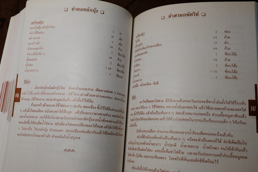 ตำราอาหาร เพื่อคุณเเม่บ้าน โดย คุณหญิงกอบลาภ เย็นมะโนช หนา 513 หน้า