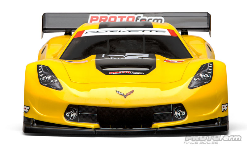Chevrolet Corvette C7.R Clear Body for 1/8 GT (Long Wheelbase)