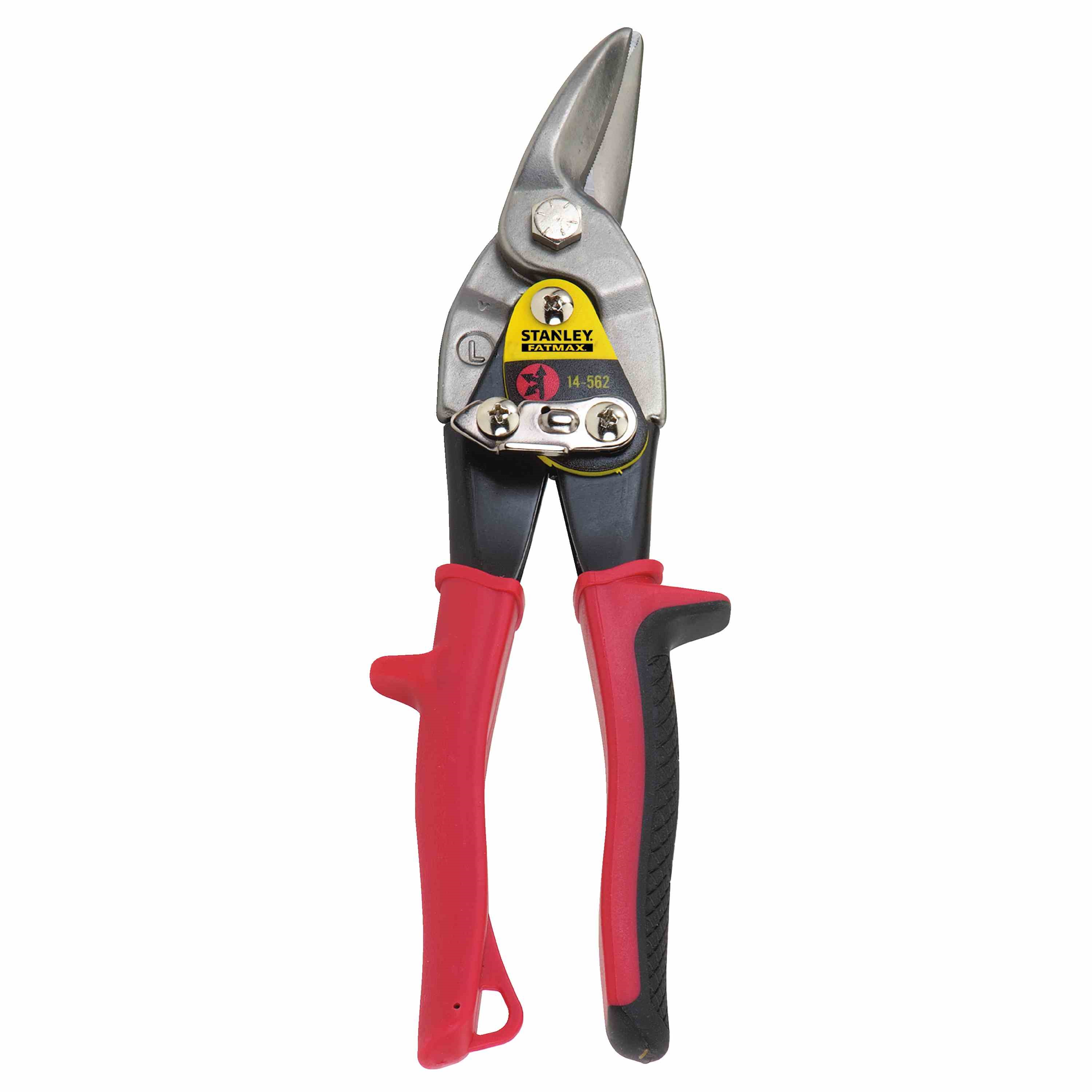 Stanley กรรไกรตัดแผ่นโลหะ / สังกะสี (ตัดโค้งซ้าย) ขนาด 10 นิ้ว รุ่น 14-562