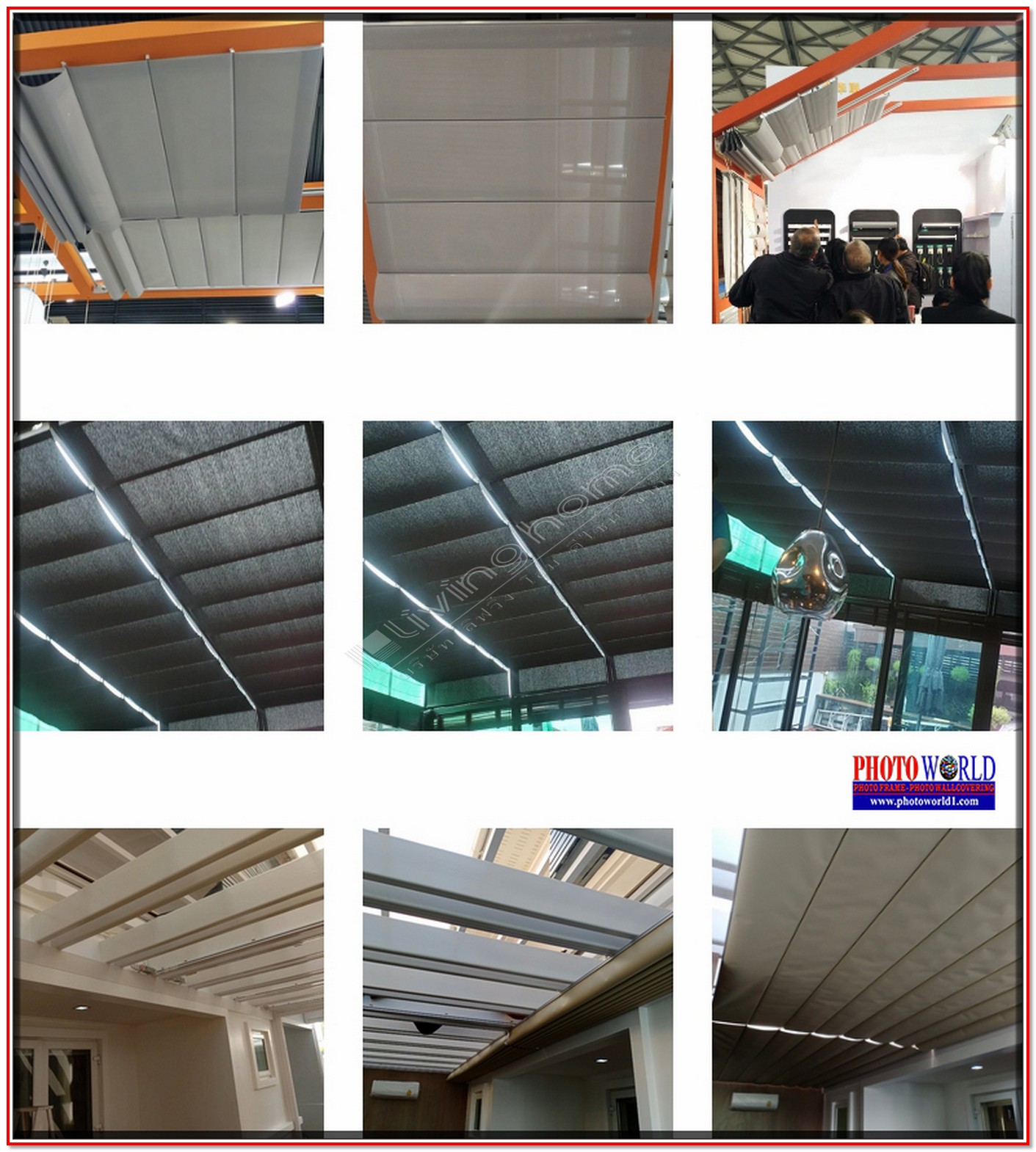 ม่านปรับแสงแนวเอียง(Sky Light Blinds) ผ้าม่าน ม่าน มู่ลี่ มู่ลี่ไม้ ม่านม้วน วอลเปเปอร์ รับติดตั้ง ออกแบบ ราคาถูก ทุกประเภท ทุกรูปแบบ