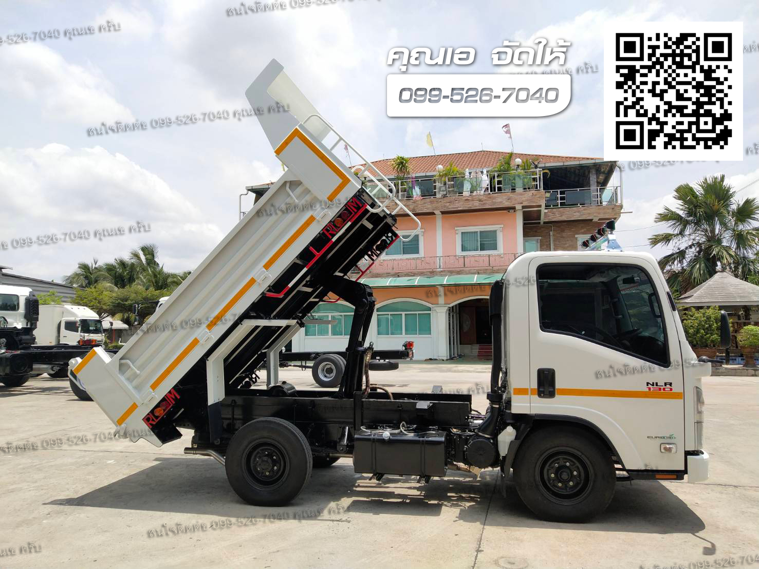 NLR 130 isuzu 4ล้อ ดัมพ์ ดิน หิน ทราย - ISUZU SALES TRUCK ยูโร3